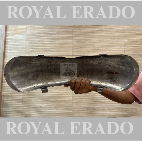 Royal enfield classic electra standard thunderbird bobber style mudguard front and rear with stays Patti tan for rear type upto 150 number