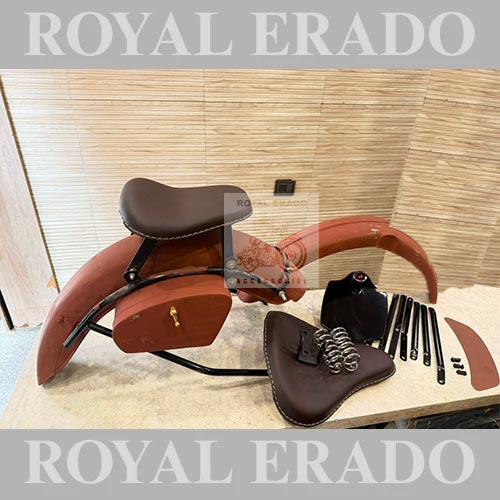 Vintage 1962 Old Model G2 Style Indore Kit With Front & Rear G2 Mudguards, With Rear Stay Toolbox & Kabir Singh Seat Can Be Fitted To Classic Electra Standard