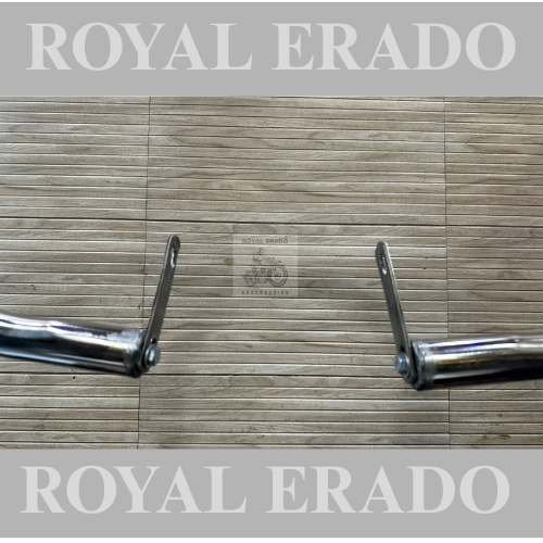 Royal Enfield reborn classic and standard battalion oval leg guard in stainless steel chrome