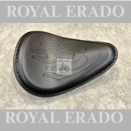 Royal enfield classic electra standard harley bobber chopper style seat with springs Kabir Singh style small front seat only
