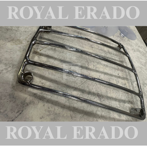 Royal Enfield chrome tank grill for classic electra standard vintage g2 1962 old model bullet 350 cast iron engine ci engine.