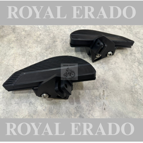Royal enfield super meteor 650 footrest foot pad foot board harley style