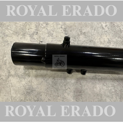 Royal enfield reborn classic and battalion standard black catalytic converter conversion pipe to increase the sound