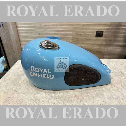 Royal Enfield vintage g2 1962 old model bullet classic electra standard thunderbird bobber style tank with speedometer and knee pads