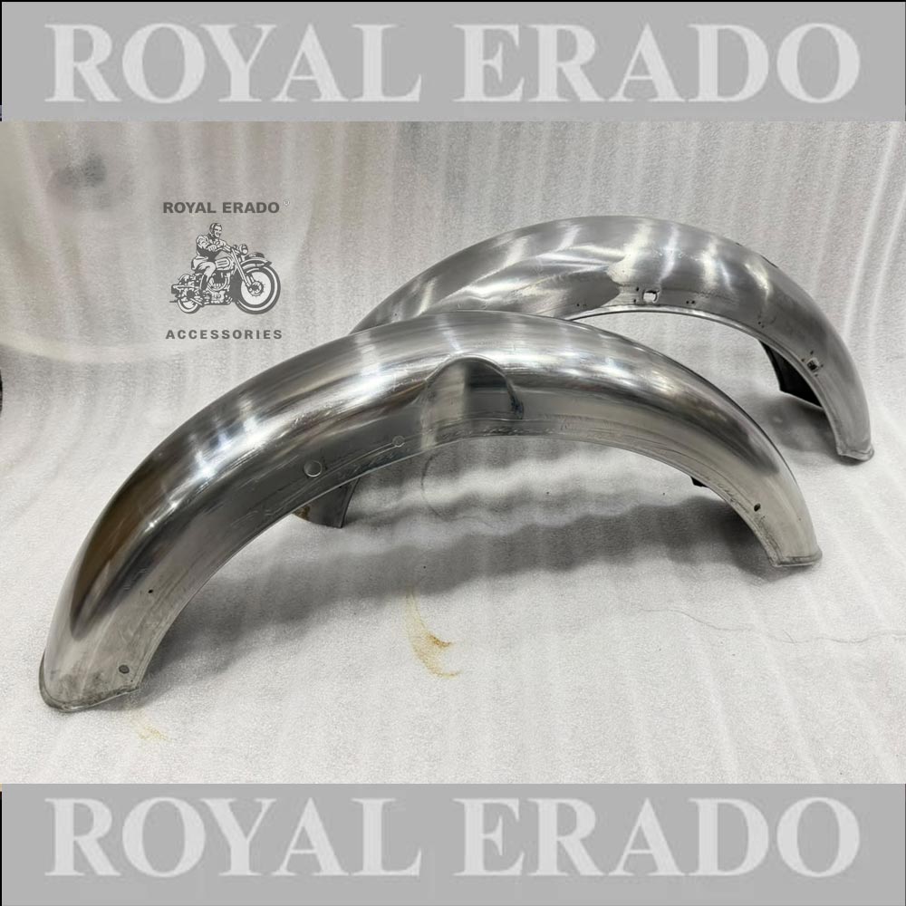 royal enfield classic front and rear mudguard bumper without paint