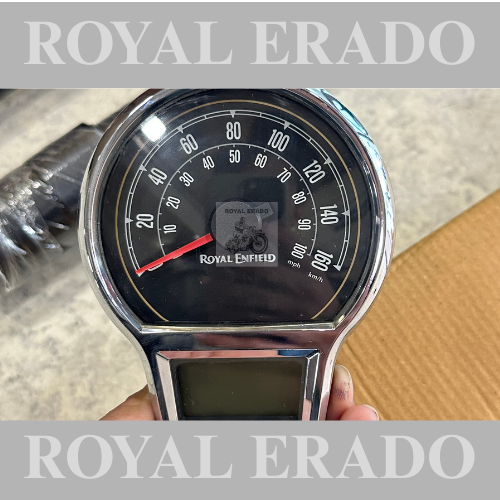Royal Enfield classic reborn and battalion standard speedometer meter used but as new condition