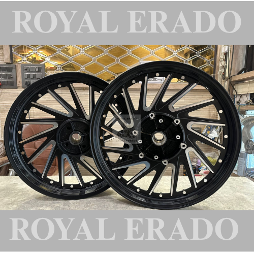 Raceby kingway cross v alloy wheel harley design Alloy wheel for Royal Enfield classic single disc