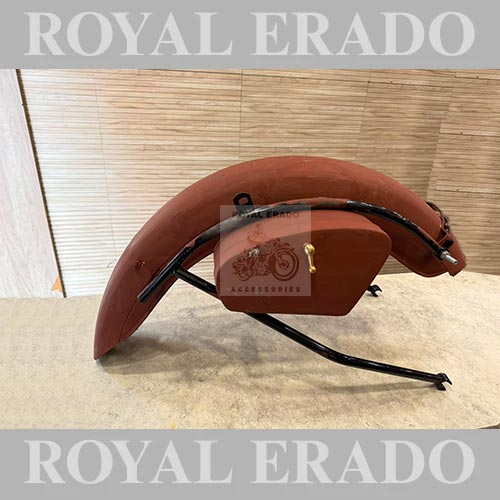 Vintage 1962 g2 old model bullet 350 style indori G2 rear mudguard with rear stay toolbox for classic electra standard