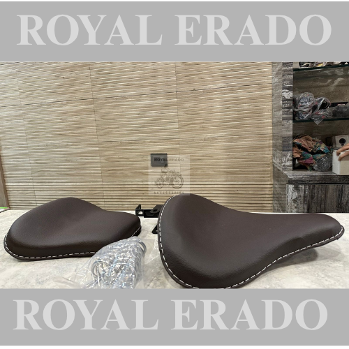 Royal enfield classic electra standard brown seat Kabir Singh design with spring for vintage g2 1962 old model bullet 350