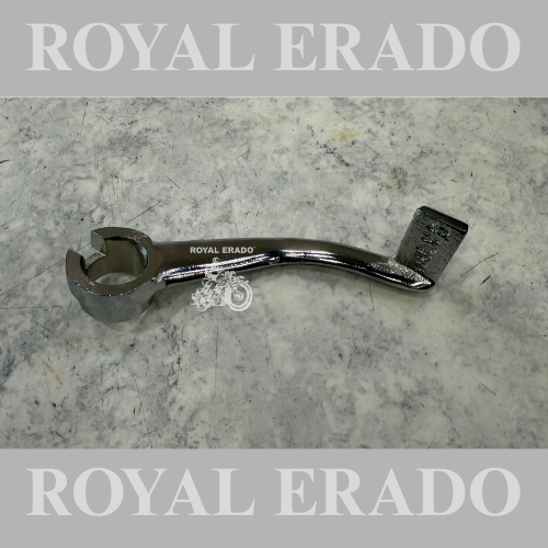 Royal Enfield old model cast iron engine neutral lever for 4 speed bike, Standard and Electra in chrome