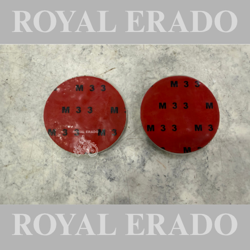Royal Enfield Goan Classic tank logo emblem monogram in gold with double-sided tape for Classic Electra standard, Reborn Classic New battalion Standard Hunter 350 Meteor 350 Super Meteor 350, Thunderbird, Shortgun 650.