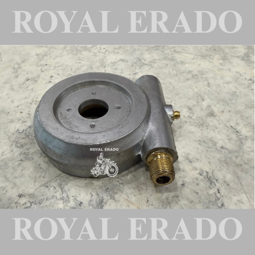 Speedo meter box aluminium metal ( speedometer drive ) for vintage G2 1962 old model bullet 350 Standard cast iron engine.