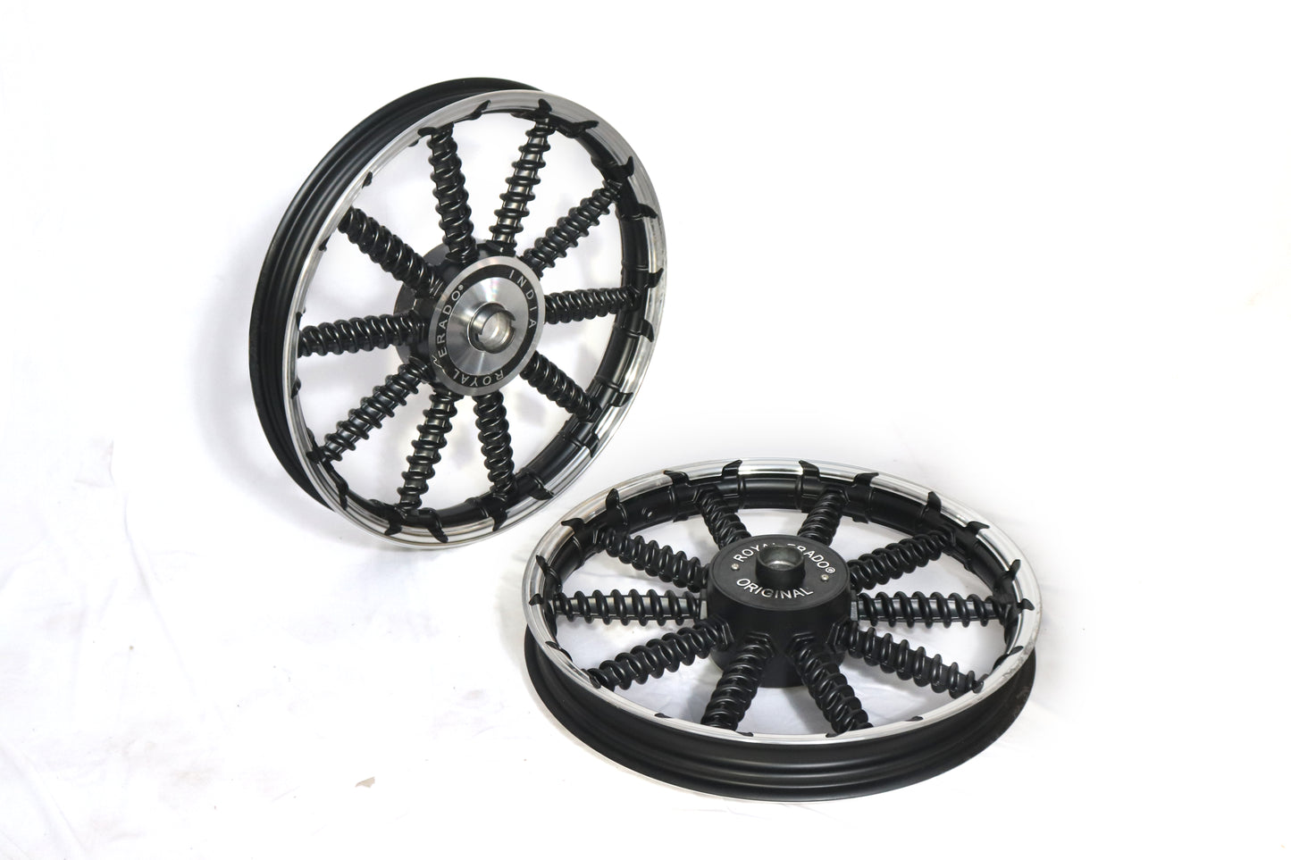 ROYAL ERADO SPRINGER design Alloy Wheel set For Royal-Enfield standard big drum after 2010 model front 19” drum and rear 19” drum