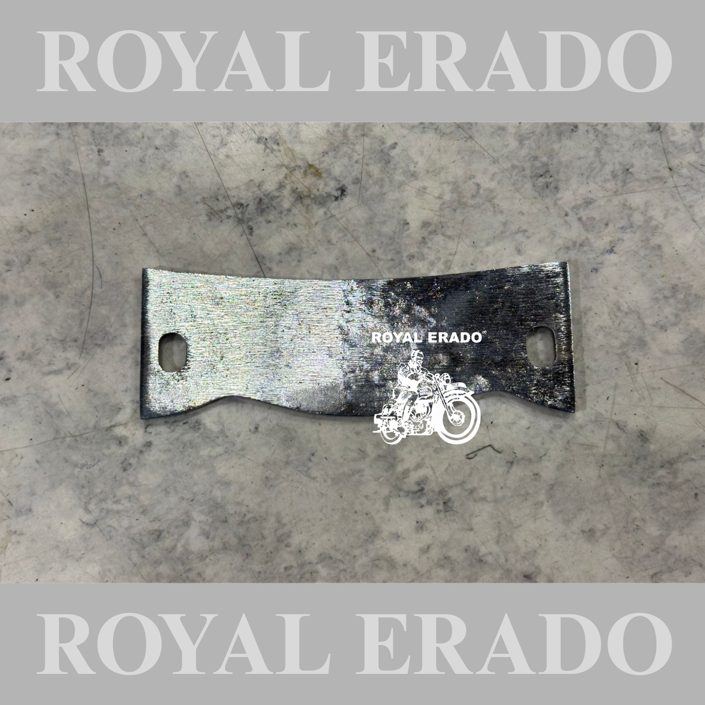 Royal Enfield old model vintage g2 Standard bullet 1962 Kabir Singh style crown plate in chrome with Enfield india written
