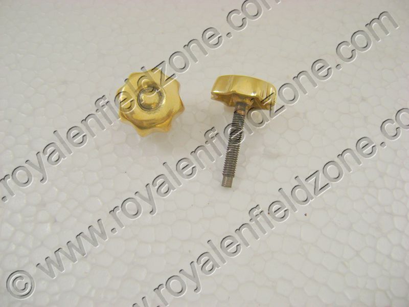 Royal enfield old model vintage brass tool box flower nut