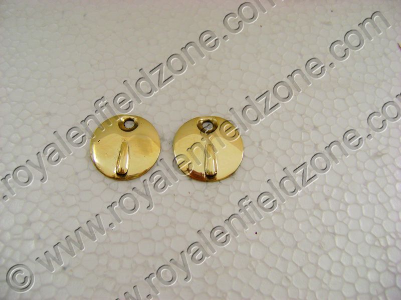 BRASS Inspection Cap for Royal Enfield BULLET OLD MODEL (Brass,Set of 2)