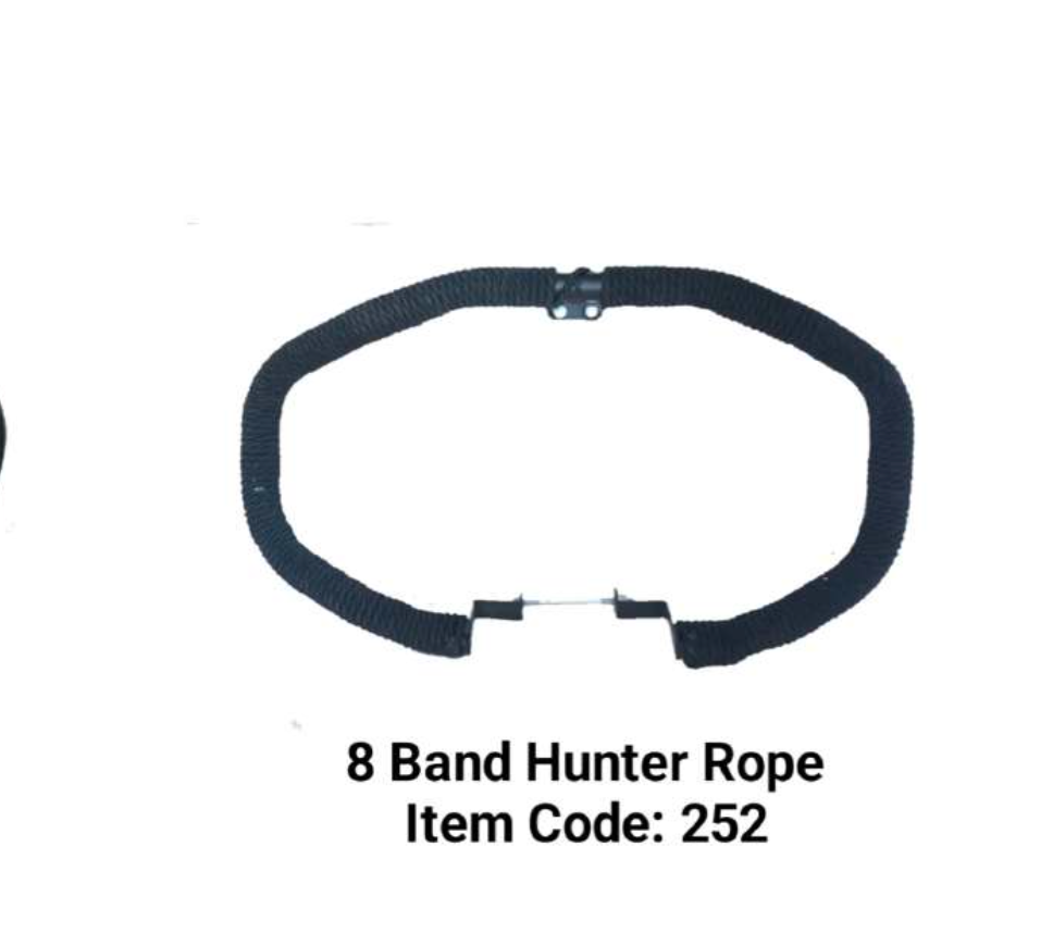 8 BEND LEG GUARD / CRASH BAR WITH ROPE FOR ROYAL ENFIELD HUNTER 350CC