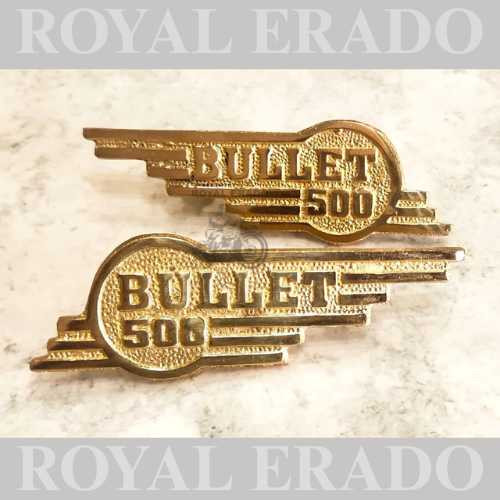 Tool box monogram decal logo brass royal enfield bullet 500cc for vintage g2 1962 old model bullet 350 classic electra standard battalion reborn hunter 350 meteor 350 super meteor 650 interceptor and gt 650 , classic twin 650