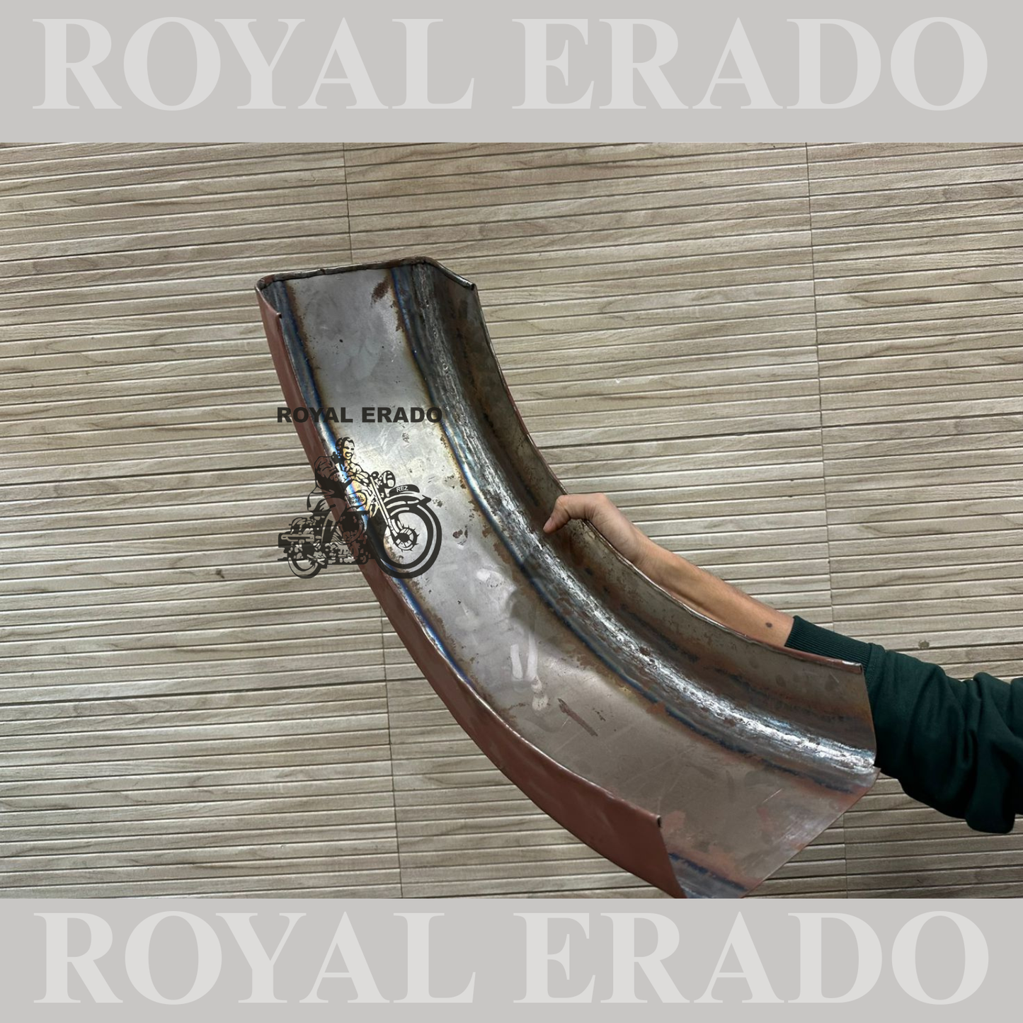 Royal Enfield Bullet Classic Electra Standard bobber Harley 883 style rear mudguard broad for 150 number tire , With stays