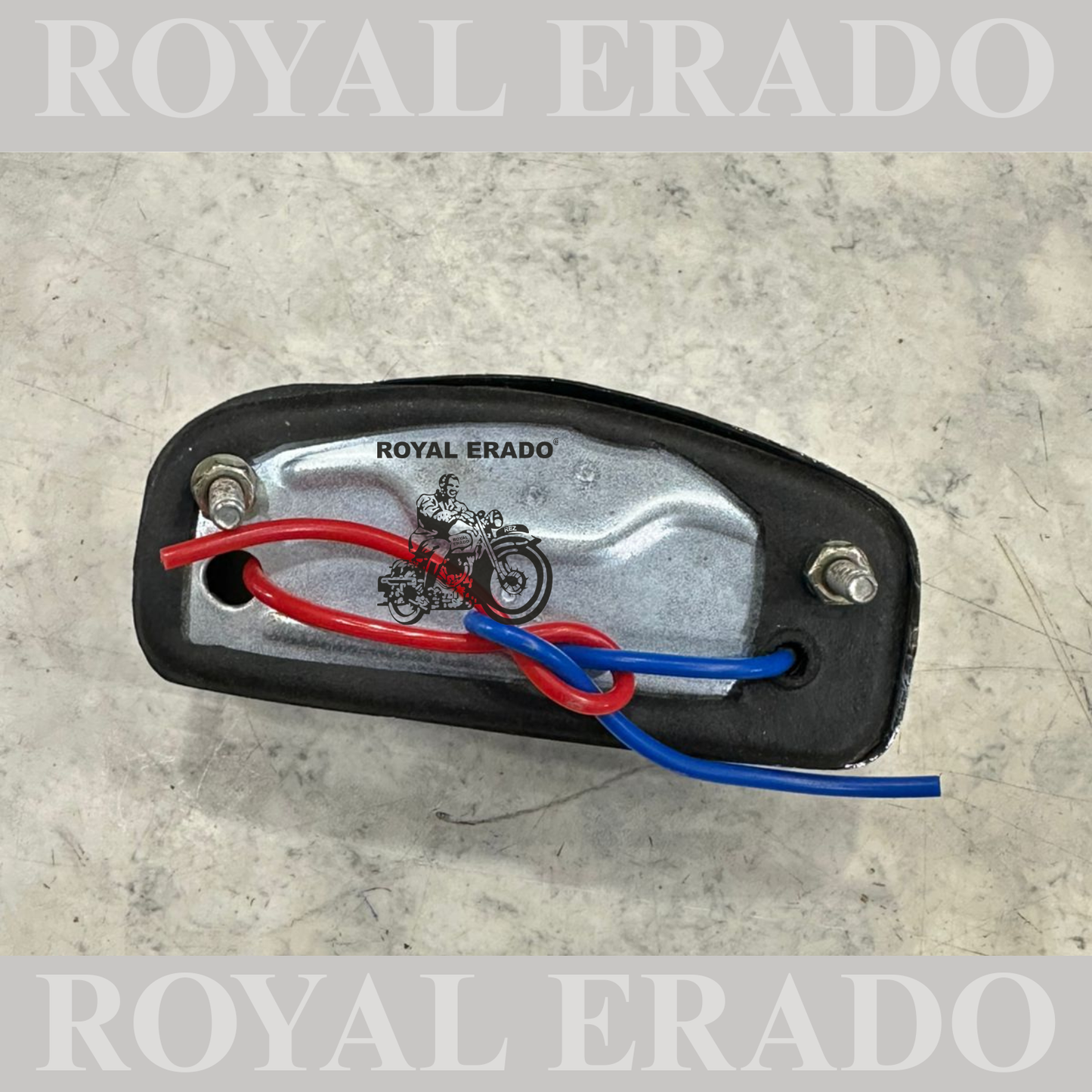 Royal Enfield bullet vintage old model 1962 g2 tail light in chrome