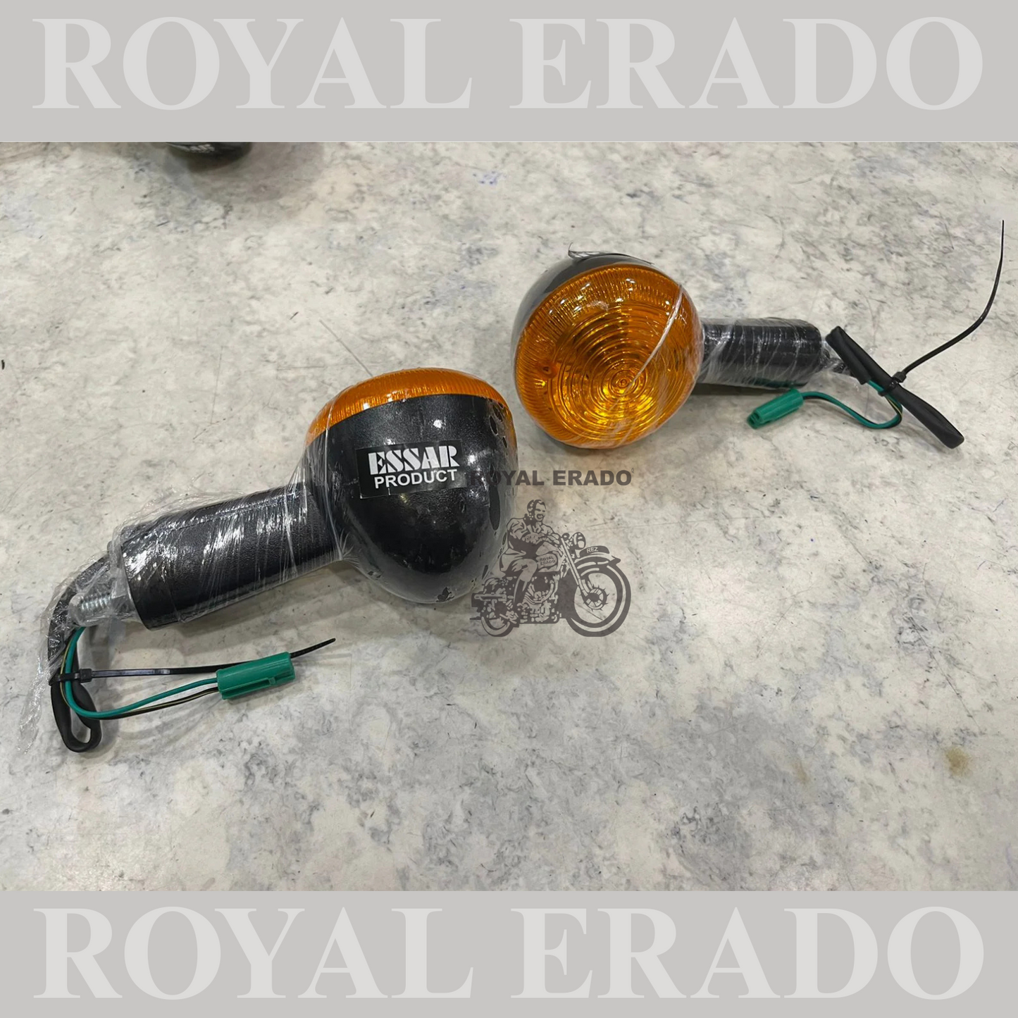Royal enfield chrome INDICATOR FOR HUNTER 350 , METEOR 350 & REBORN classic and standard battalion chopper bobber avenger super meteor 650 SET of 2
