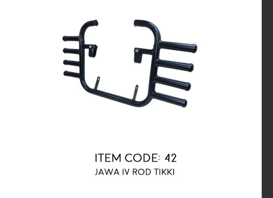 JAWA 4 ROD TIKKI LEG GUARD / CRASH BAR