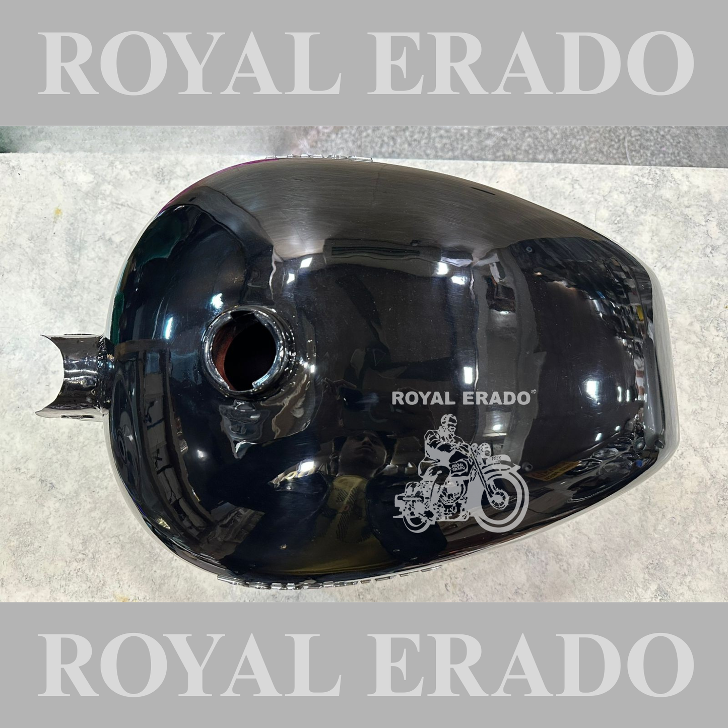 Royal Enfield Electra tank in Black Magic color for all models bs-3 and and bs-4.