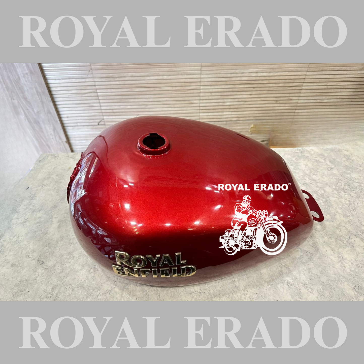 Royal Enfield Electra bs-3 bs-4 models tank in red color