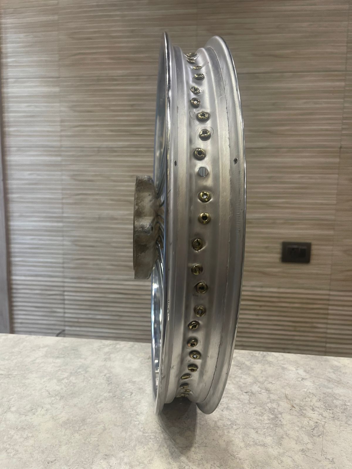 80 spokemulti spoke wheel rim in chrome for royal enfield classic electra standard thunderbird multispoke wheel