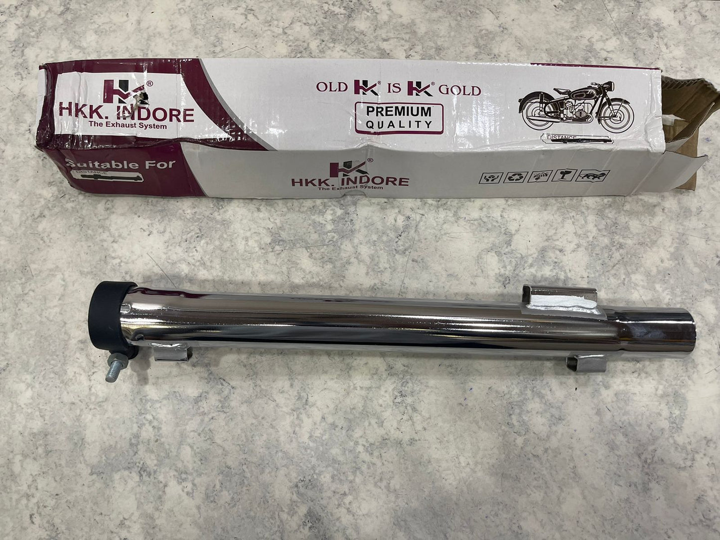 Royal enfield Reborn classic and standard new battalion catalytic conversion pipe to increase the sound gor bend and silencer
