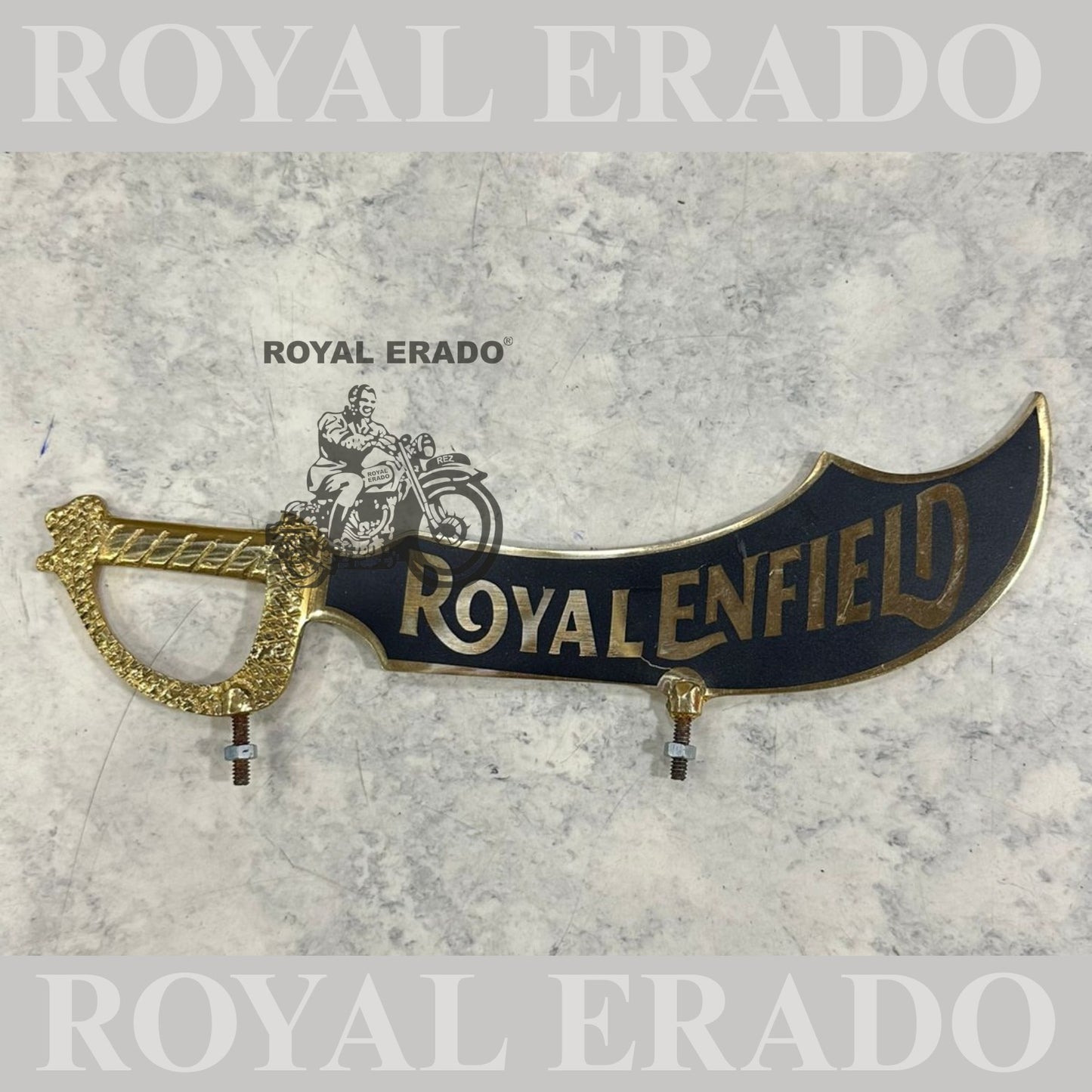 Royal Enfield Reborn Classic Electra Standard Battalion Meteor 350 , Super Meteor 650 , Hunter 350 Front mudguard number plate