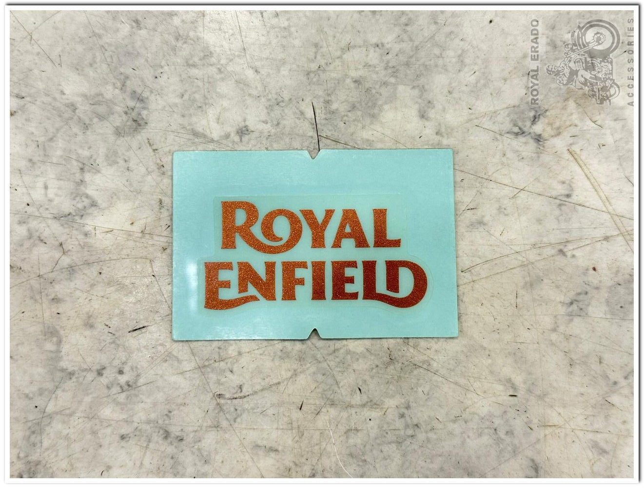 Royal enfield classic electra standard meteor super meteor hunter rear mudguard sticker