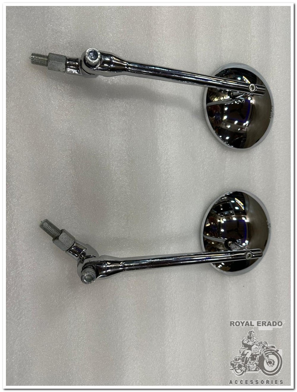 Royal enfield reborn classic electra battalion standard meteor 350 super meteor 650 hunter 350 chrome heavy quality touring mirror rear view mirror