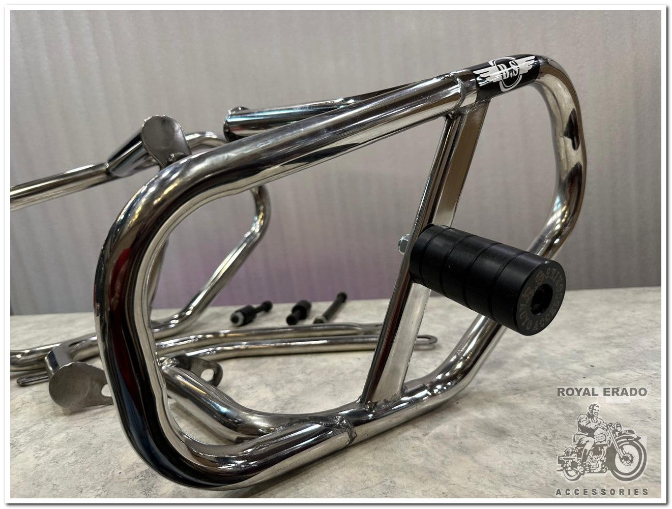 Stainless steel leg guard crash guard with sliders for gt 650 and continental 650