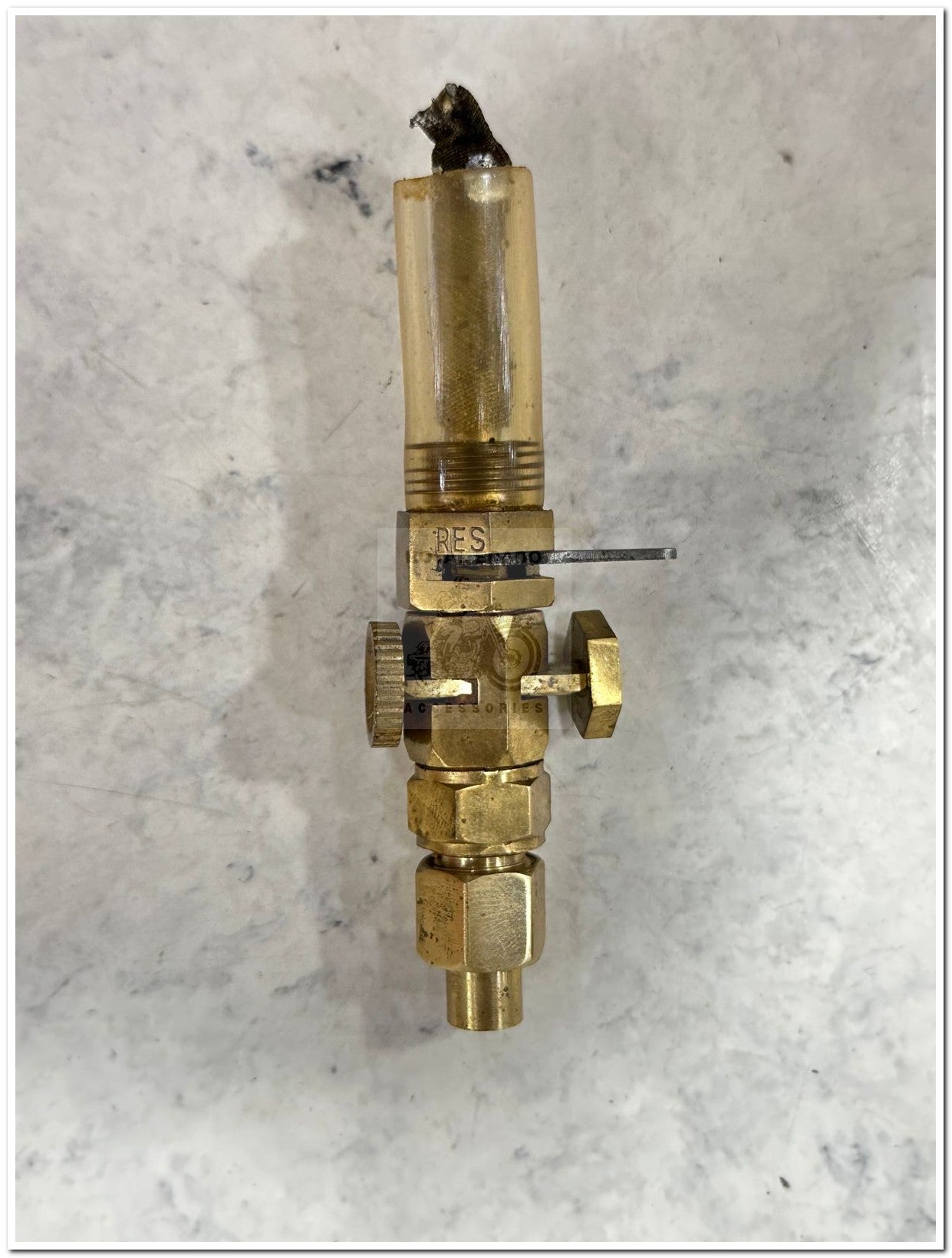 Royal enfield brass push pull petrol tap petrol t with reserve for old model vintage g2 1962 bullet 350 standard Electra