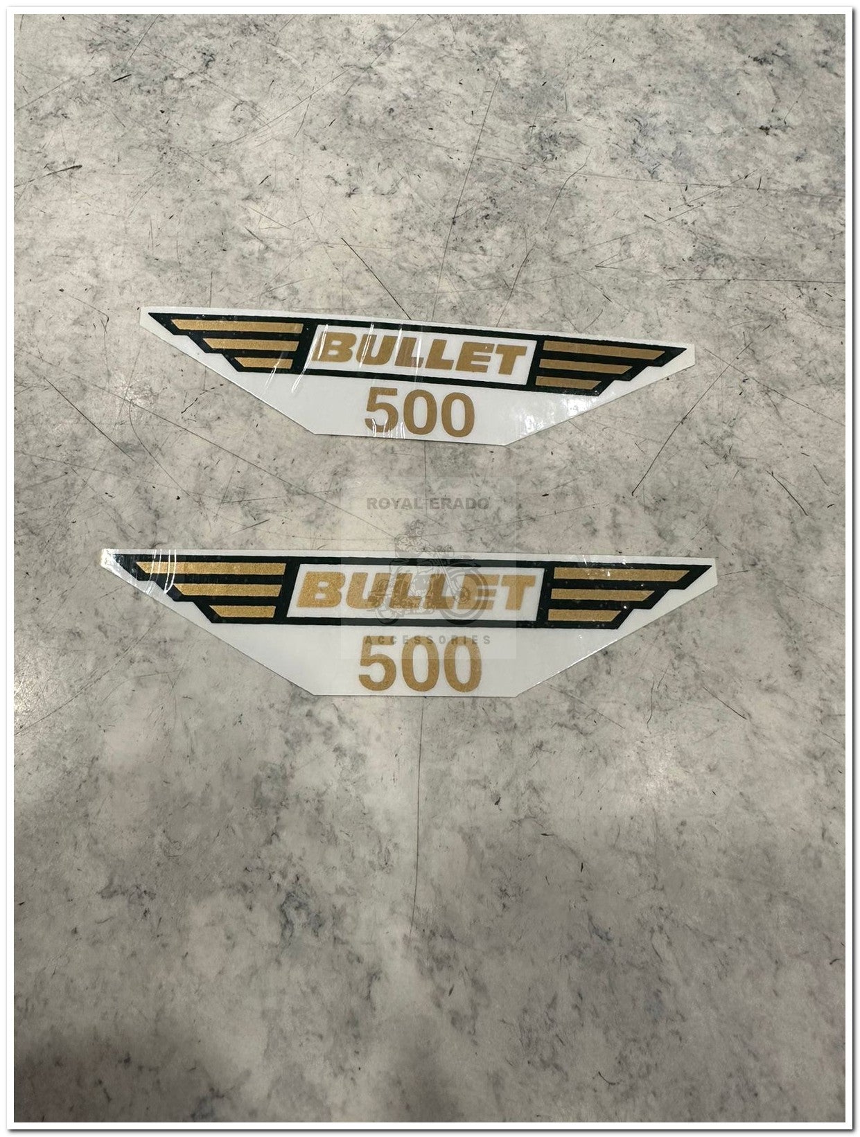 Royal enfield classic electra standard vintage g2 1962 old model bullet 500 cc sticker logo for tool box