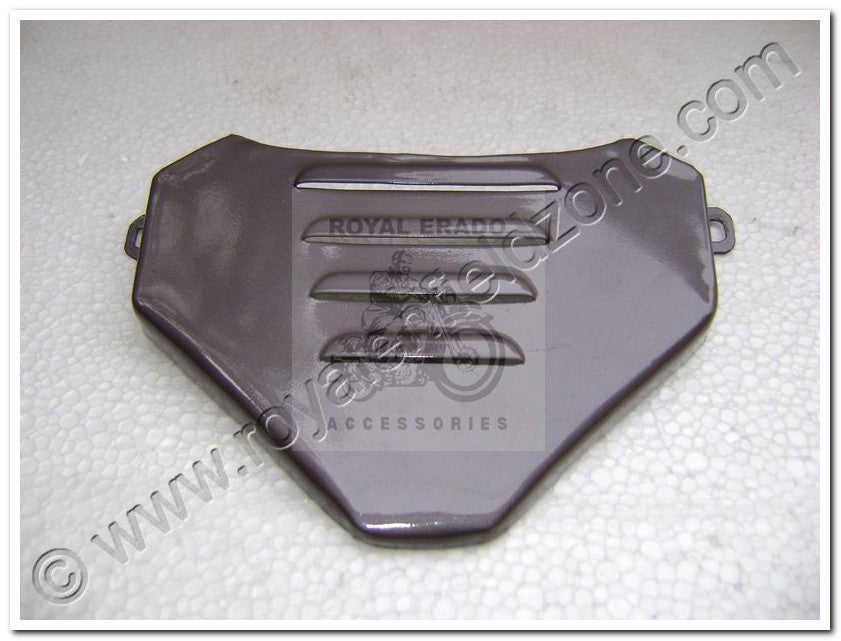 Royal Enfield old model vintage G2 1962 model bullet 350 cast iron engine ci engine, standard electra engine base plate / front seat electric wire plate cover under front seat.
