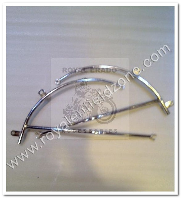 Royal Enfield vintage G2 1962 old model bullet 350 Standard Electra rear mudguard tan stay in chrome.