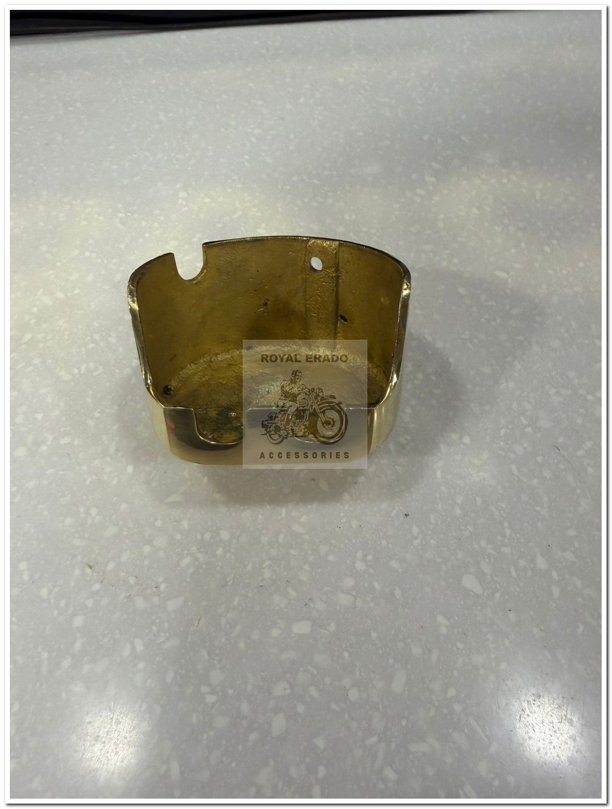 Royal enfield self motor cover in brass for classic electra standard uce engine