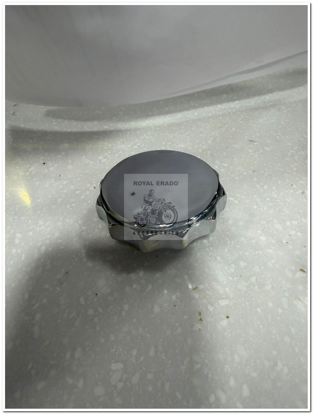 Royal enfield old model tank cap in brass chrome without lock for vintage g2 1962 old model bullet 350 standard electra