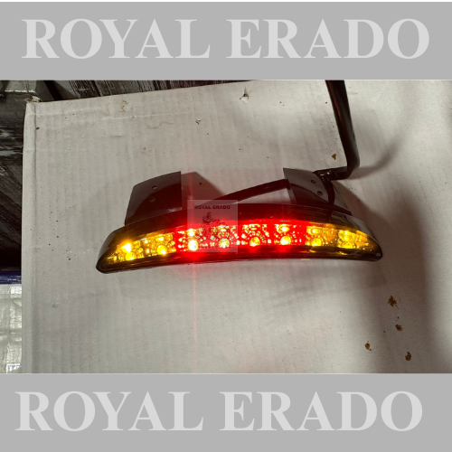Harley Davidson 883 iron rear mudguard tail light with inbuilt indicator for making bike bobber style Royal enfield