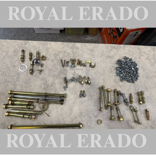 Royal Enfield old model Standard Electra cast iron engine nut bolt kit for vintage G2 1962 old model bullet 350 cast-iron engine, ci engine,