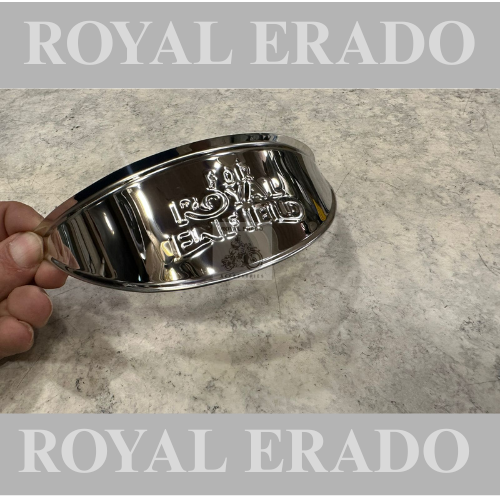 Royal enfield classic electra standard battalion reborn chrome  head light cap shade peak