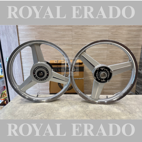 Raceby / kingway company mercedes diamond silver alloy wheel for Standard abs and Electra front disc 19” and 19” drum brake