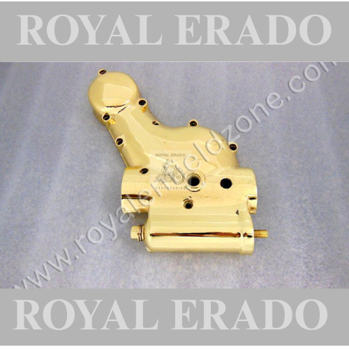 Royal Enfield brass-coated timing cover for old model vintage g2 1962 Bullet 350 standard electra cast iron engine CI engine.
