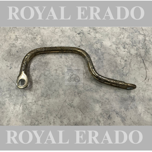 Royal enfield 1962 vintage g2 old model bullet 350 tappet plate classic electra standard side lifting handle engraved in brass
