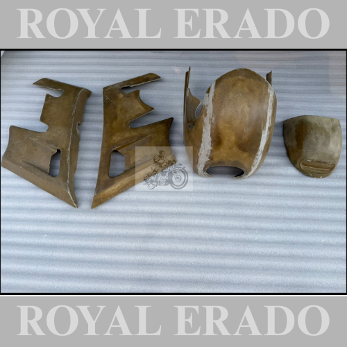 Royal enfield continental gt 650 fiber fairing kit to convert to sports bike look and old vintage style look