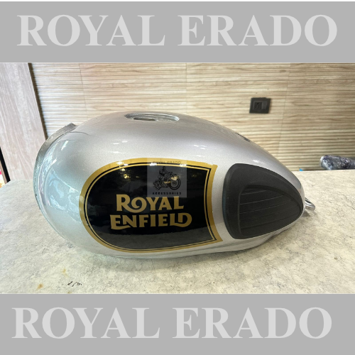 Royal Enfield Classic Silver Tank For Bs-3 Bs-4 Model