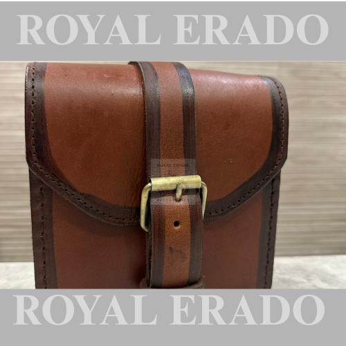 Royal enfield classic Electa standard battalion reborn battery cover case in leather