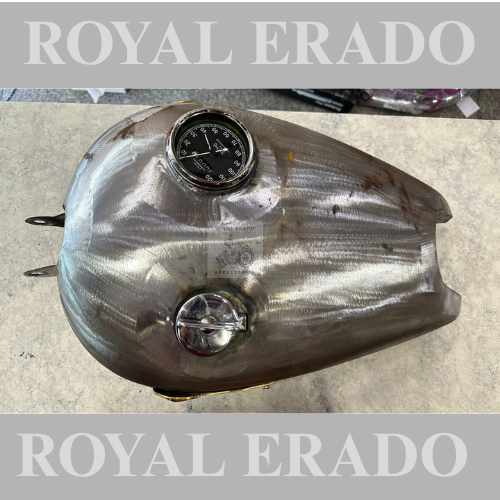 Royal enfield vintage g2 1962 old model bullet 350 standard electra and classic Thunderbird tank chopper bobber style with meter , tank monogram in brass